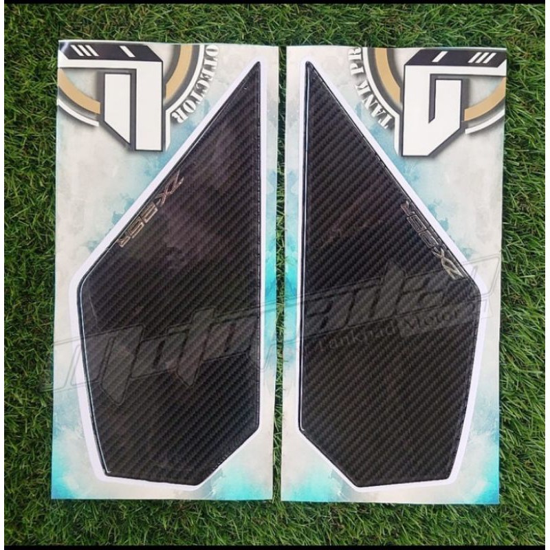 Stiker Carbon Karbon Sidepad Tangki Samping Kawasaki ZX25R Premium