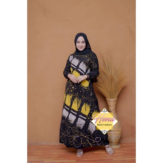 Gamis Twill Ori, Gamis Twill Rayon, Gamis Twill Malaman Motif Srek Miring