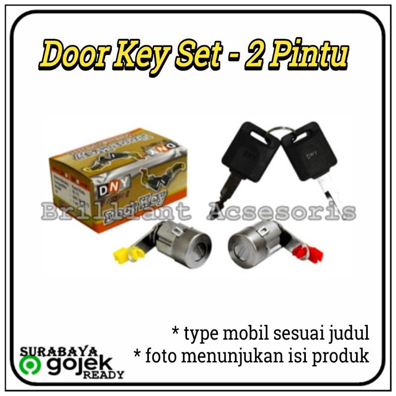 Door Key / Kunci Pintu - Hino Lohan / Dyno / Fuso / FE71 Canter / Panther