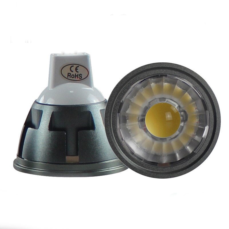 LAMPU LED SOROT MODEL MR 16 5W E27 KAMISU BODY HITAM 2705AL