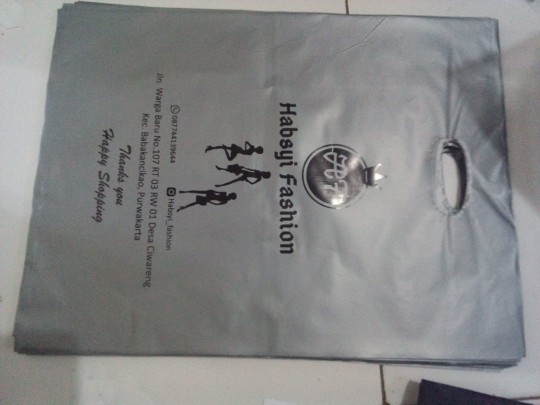 Kantong Plastik Sablon 30x40 Custom Olshop