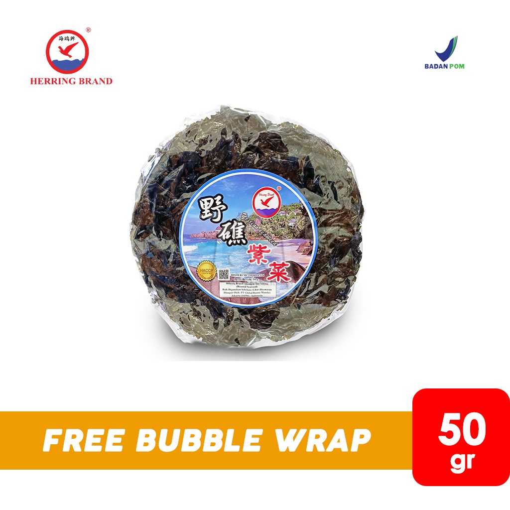 

Herring Rumput Laut Kering Sup Cicai / Zicai / Miyeokguk (50 gr)