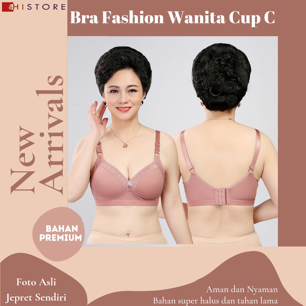 [HI] Bra BH JUMBO CUP C Fashion Wanita Bra wanita Premium Busa Tipis Tanpa Kawat Sangat Nyaman 2855