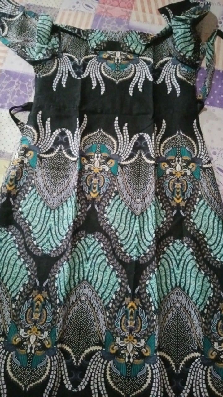 Couple Batik Keluarga || Setelan Couple Batik Ayah Ibu Anak Cewek