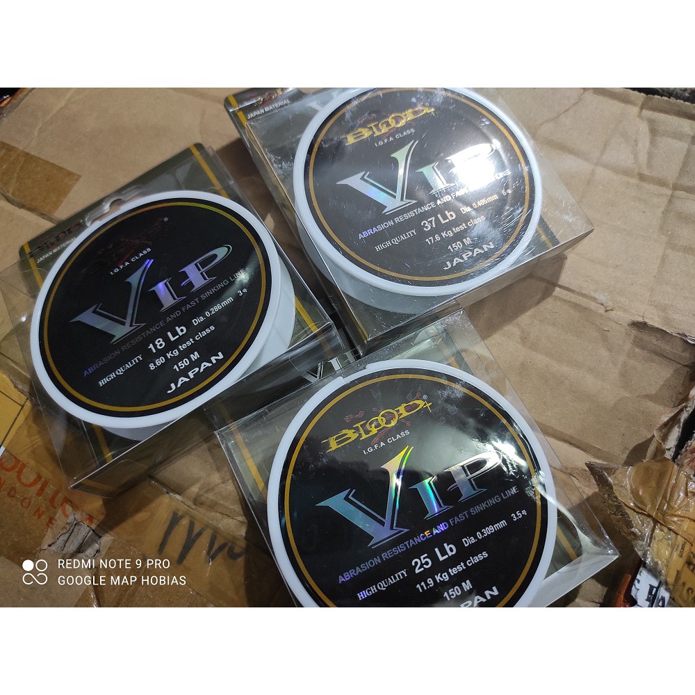 Senar Pancing Blood VIP High Japan Quality 0.16 0.18 0.20 0.23 0.26 0.28 0.45 0.50