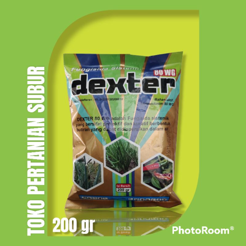 DEXTER Fungisida sistemik berbahan aktif KARBENDASIM 80 WG - 200 gram