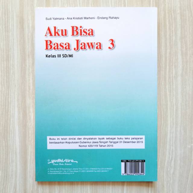 Buku Bahasa Jawa Aku Bisa Basa Jawa Sd Kelas 3 Kurikulum 2013 Shopee Indonesia