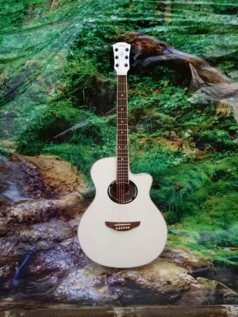 gitar akustik elektrik yamaha apx500ii copy dobel run neck utuh murah