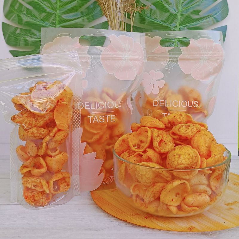 

Krupuk seblak bumbu kacang pedas 75 g