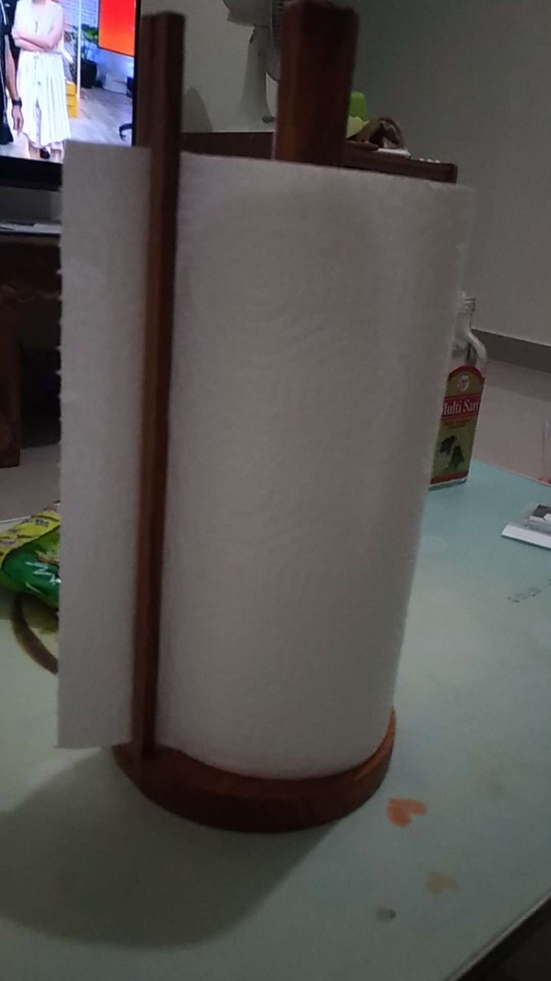 Tempat Tisu Rol Holder Tissue Tissu Kayu Wood Wooden