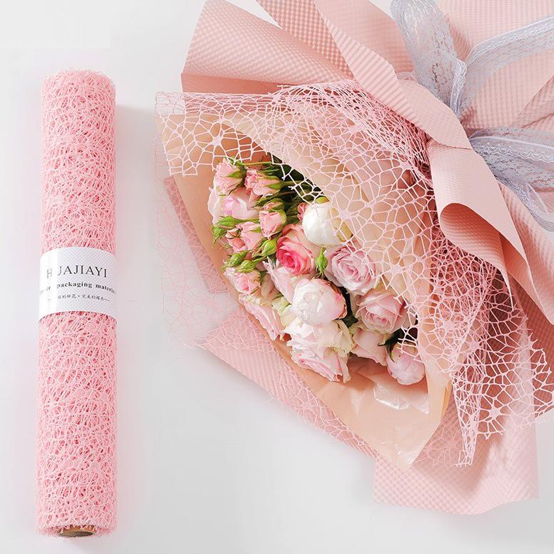 

Korean Jaring Roll Kertas Buket Bunga (1 Roll)/ Flower Wrap/ Pembungkus Bunga Hand Bouquet