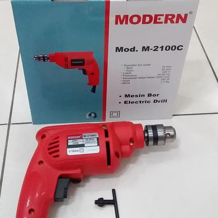 Modern Mesin Bor 10mm M2100 C (Bolak Balik)