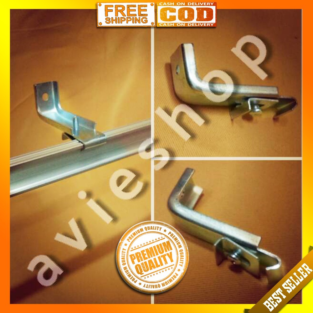 Bracket Kaki Rel / Rell / Rail Single Gorden Flexi / Elastis / Oscar
