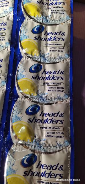 SHAMPO HEAD &amp; SHOULDER  12 BKS, SATU RENCENG