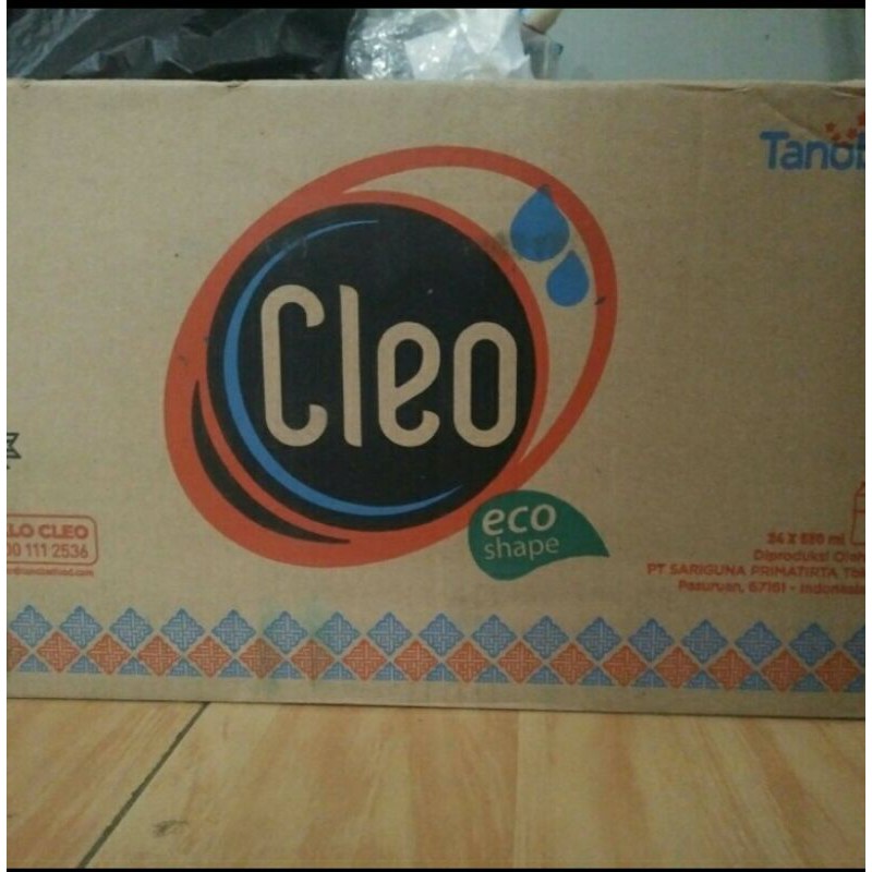 Cleo Air Botol Mineral 550ml (per dus isi 24 botol)