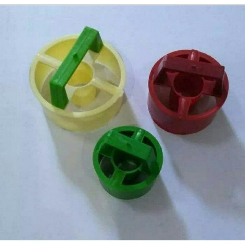 cetakan donat plastik 1 set isi 3 pcs