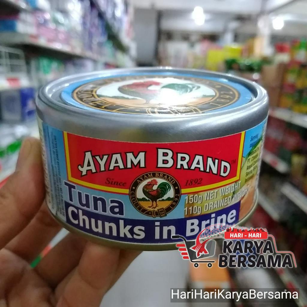 

AYAM BRAND MAKANAN KALENG TUNA CHUNKS IN BRINE LARUTAN GARAM 150GR