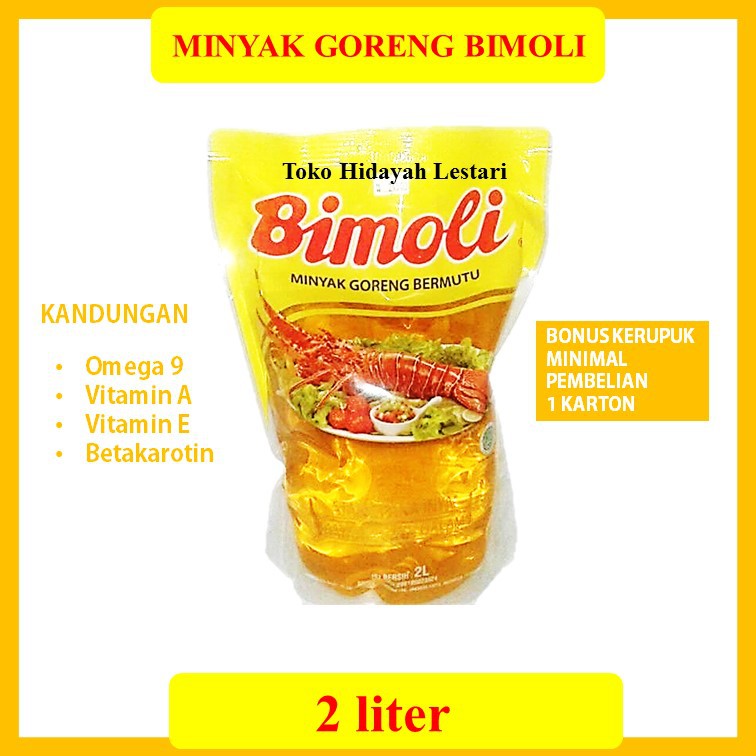 

bimoli 2 liter refill minyak goreng