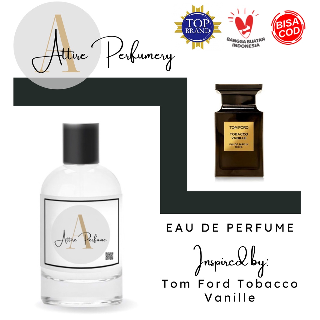 Parfum  Pria Wanita Wangi Awet dan Tahan Lama Aroma Amber Spicy by Attire Perfume ( Inspired Tom For