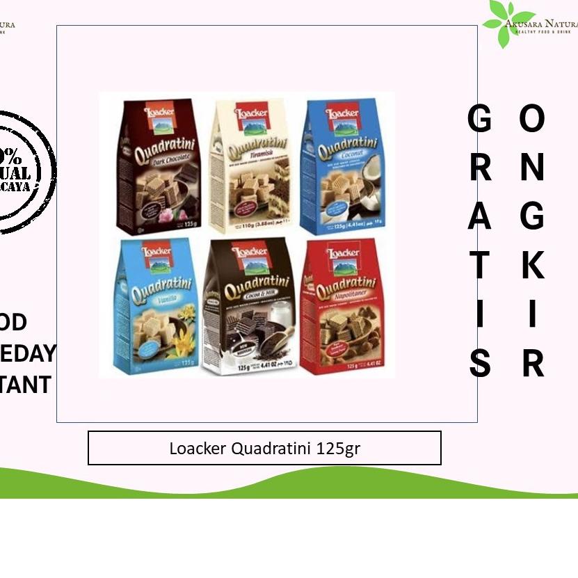

FG3✧ Loacker Quadratini 125gr [BISA | SAMEDAY | INSTANT] Bagus Dipakai