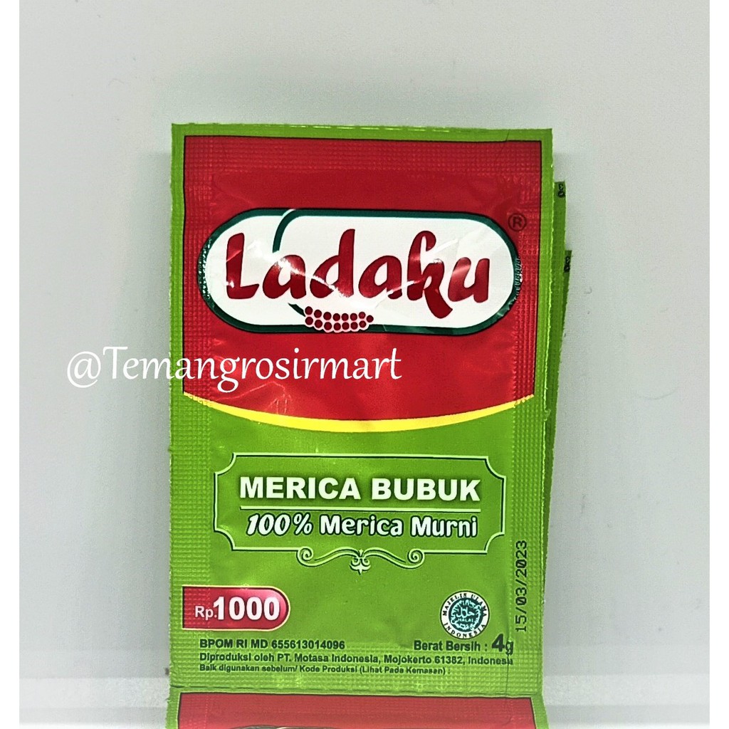 

LADAKU Merica Bubuk 12 sachet ( 1 Renceng) / Merica Murni