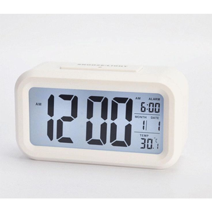 Jam Meja LED Digital Modern LED Alarm Clock Style Tipe 1019