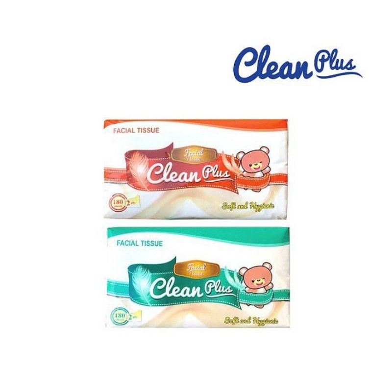 Jual Tisu tissue clean plus 180 sheets 2ply Shopee Indonesia