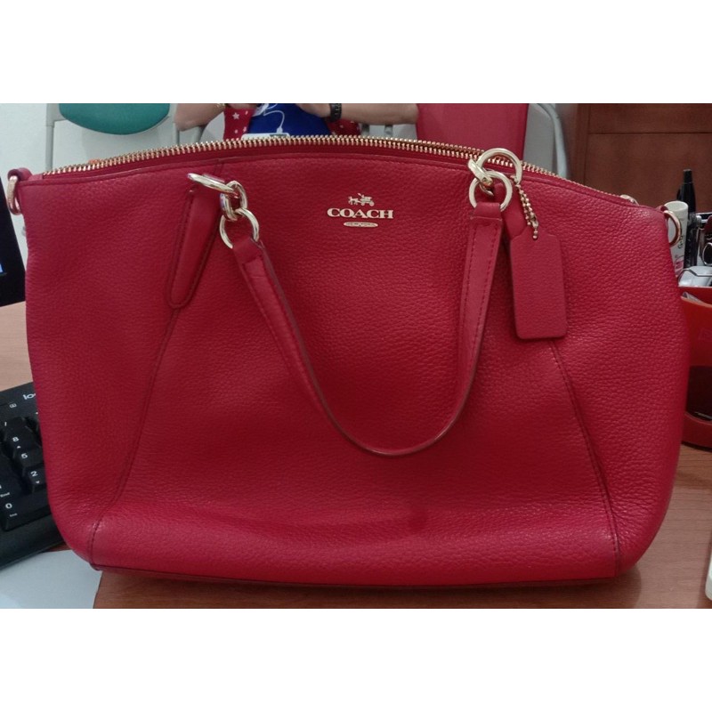 Coach kesley small merah F36675 VGC