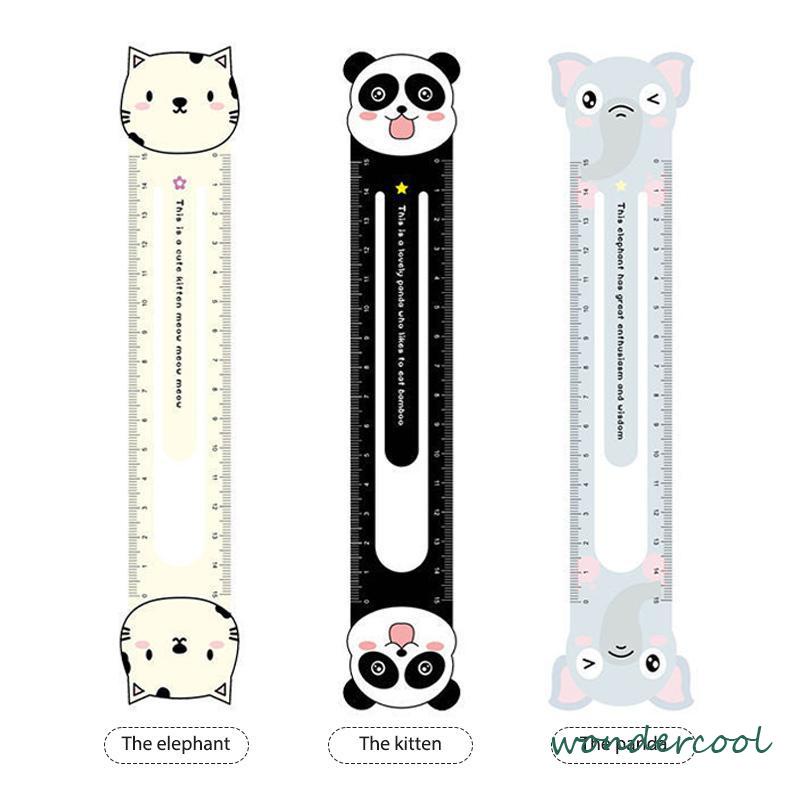 Penguasa Kreatif Skala 15 Cm Lucu Kartun Magnetik Lembut Penggaris Zodiak Bookmark Alat Tulis Siswa-Won