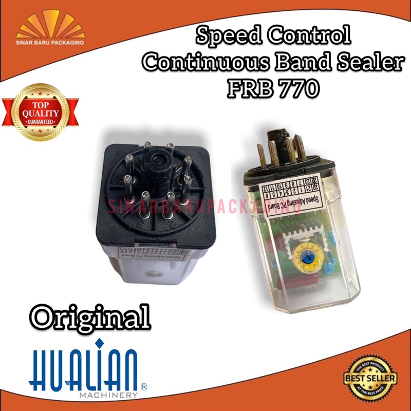 Speed Control FRB 770 Continous Band Sealer Hualian Machine