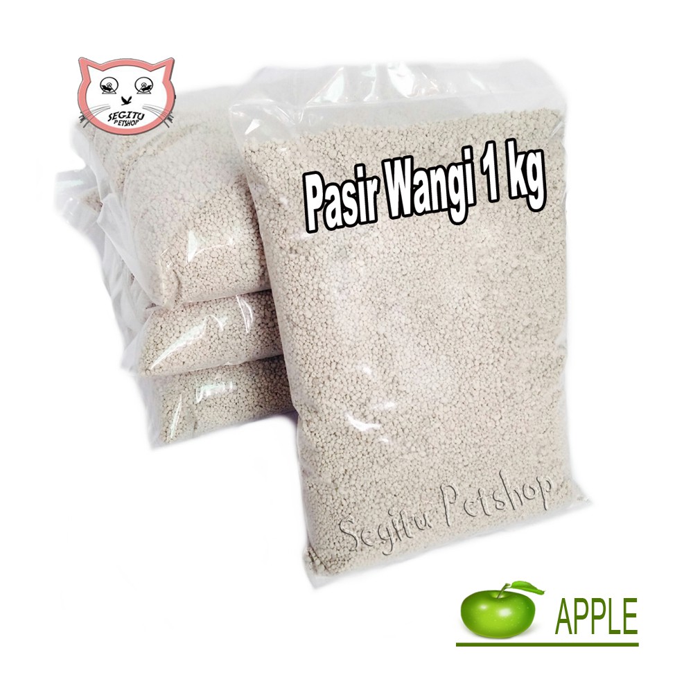 PASIR KUCING WANGI APPLE KEMASAN REPACK 1 KG