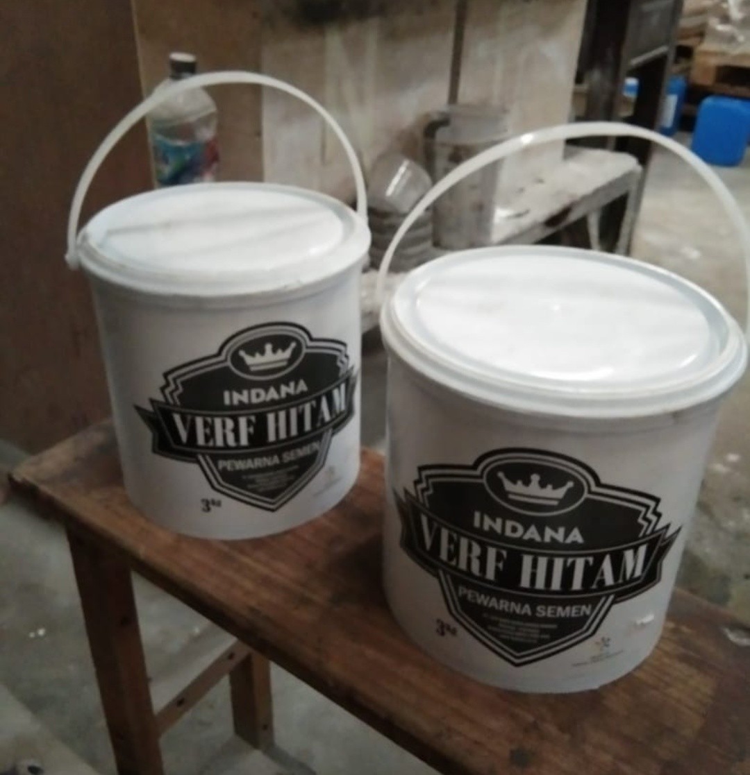 Verf Pewarna Semen Hitam 3 Kg