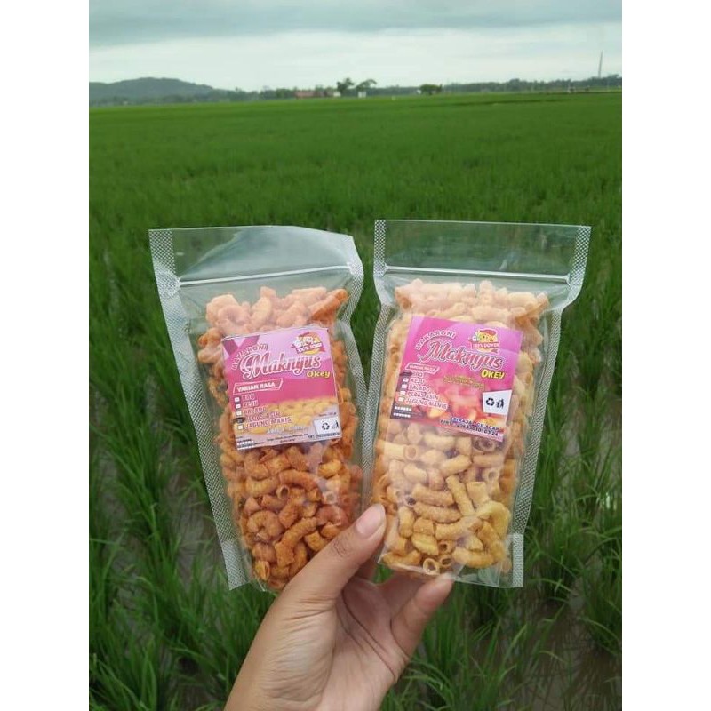 

makaroni maknyus okey pouch bumbu kering kemasan 100 gram