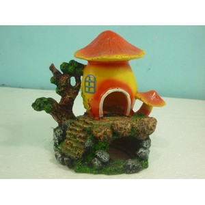 aquarium/hiasan aquarium/ornamen aquarium/fiber -Jamur besar
