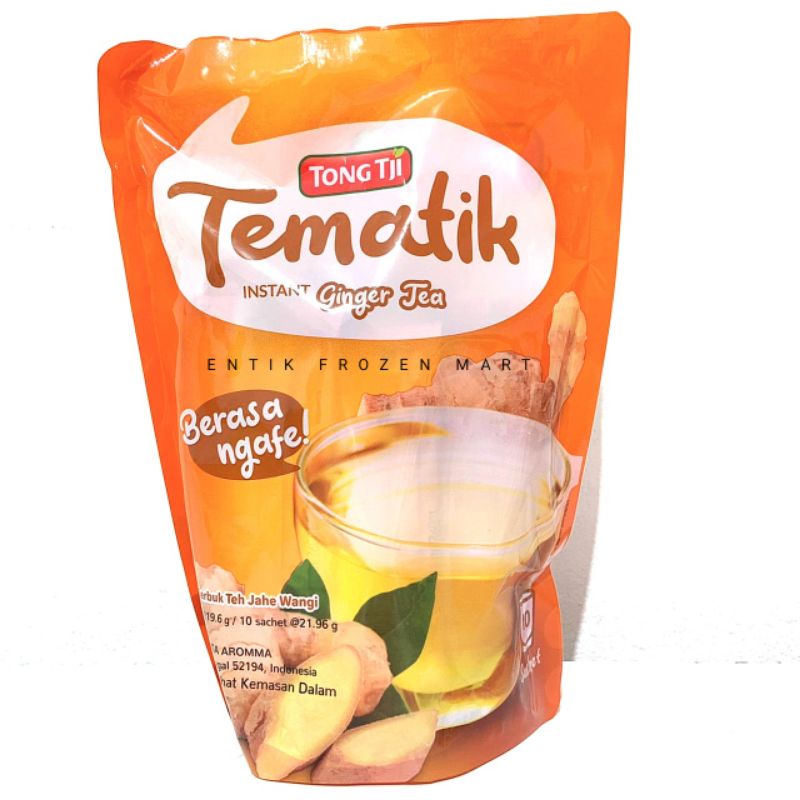 

Tong Tji Tematik Ginger Tea | Teh Jahe Instant Pouch Free Gelas