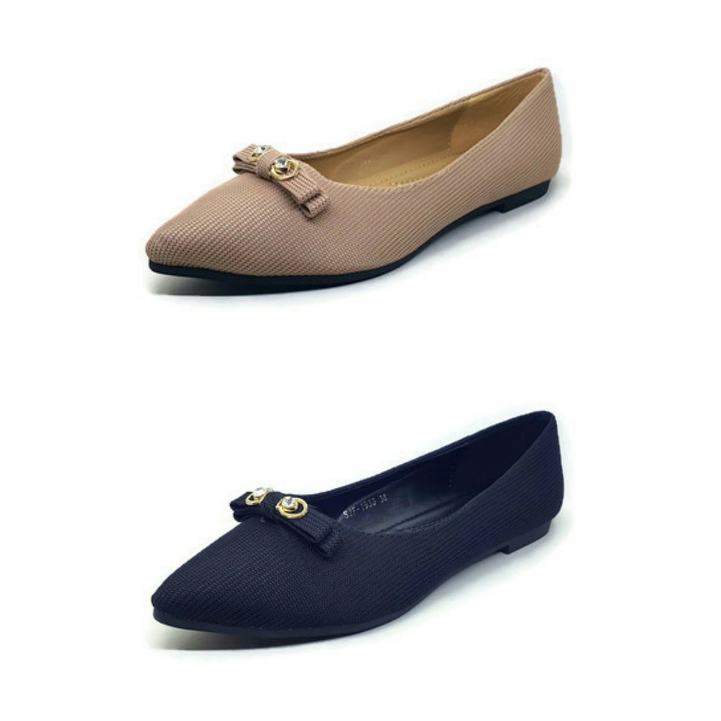 Sepatu Import Wanita KYNZARA - SJF 1933 Black dan Apricot