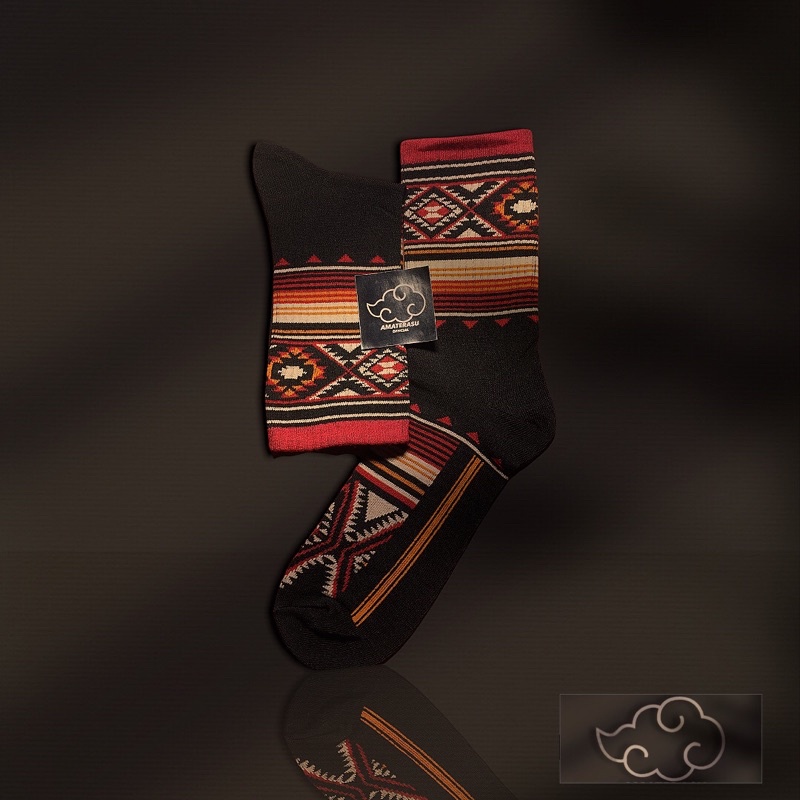Kaos Kaki Motif Pria ~ Kaos Kaki Basic ~ Kaos Kaki Tribal ~ Amaterasu Socks