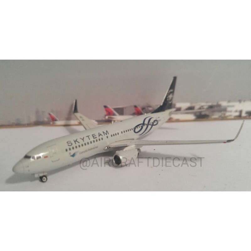 PAKET SPECIAL PK-GMH Skyteam + PK-GIG Garuda Indonesia Diecast Pesawat Original Phoenix Boeing