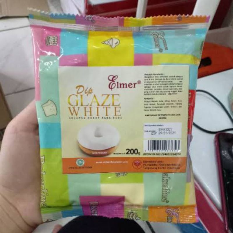 

ELMER DIP GLAZE WHITE 200GR