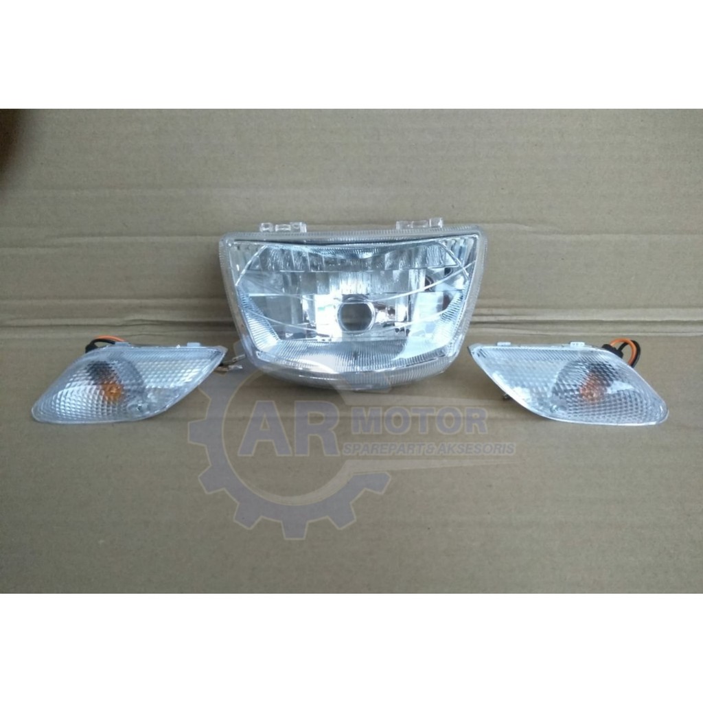 LAMPU DEPAN DAN SEN KANAN KIRI FIZ R / VEGA R LAMA