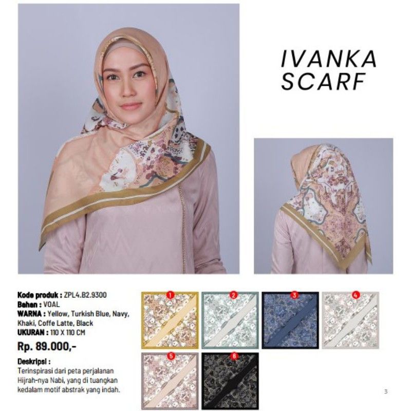 zoya scarf ivanka voal