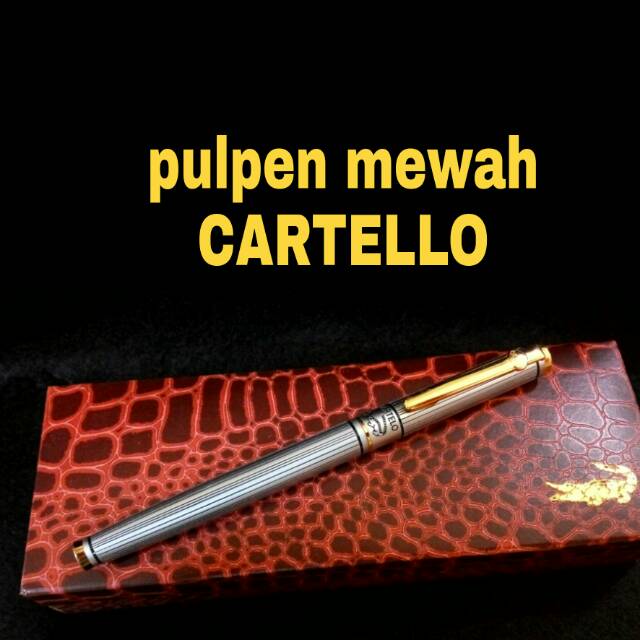 

Pulpen mewah cartello brass material