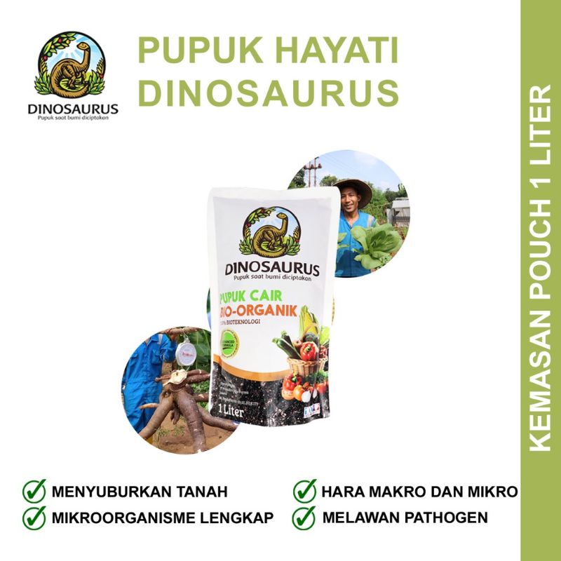 Jual Pupuk Organik Dinosaurus - Pembenah , Penyubur Semua Jenis Tanaman ...