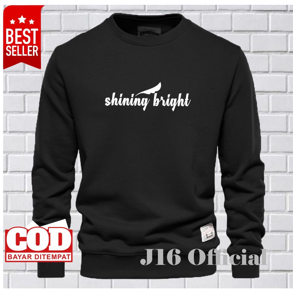 CREWNECK Sweater Oblong Pria Wanita Bahan Fleece Tebal Premium Distro