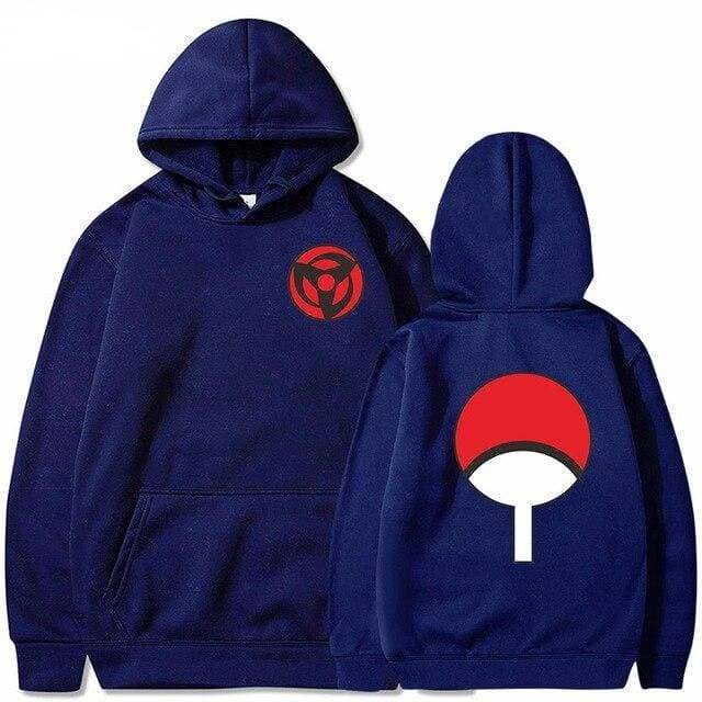 Sweater Hoodie UCHIHA SHARINGAN Anime NARUTO Jumper Pria Wanita Size S M L XL XXL