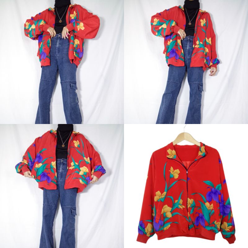 (TERBARU 8/6/22 slide 27-38) THRIFT VINTAGE JAKET OVERSIZE MURAH-14. XL