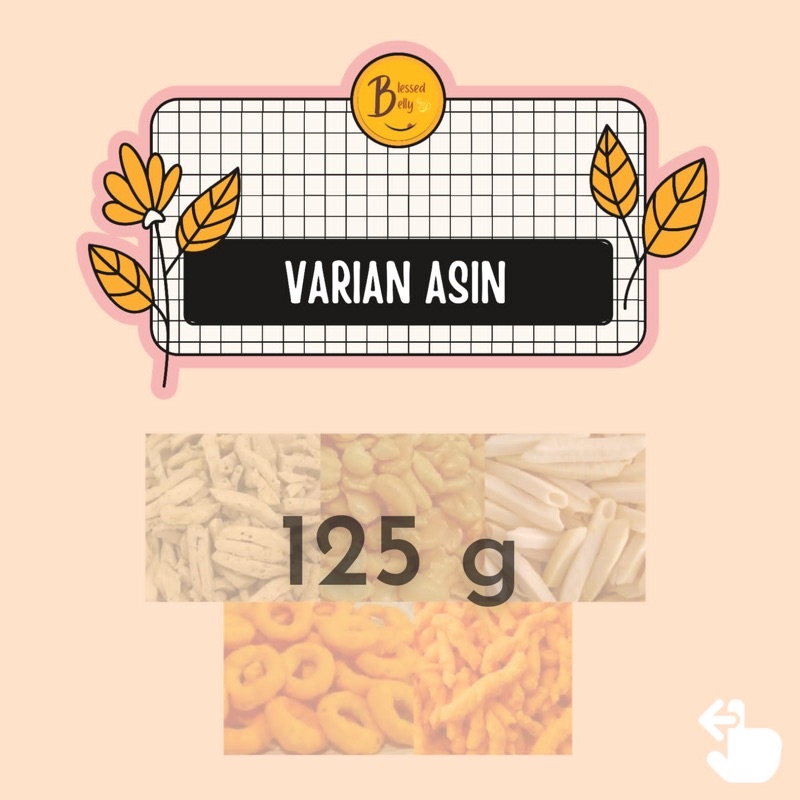 

TERMURAH snack kiloan makanan ringan serba asin dan gurih 125 g