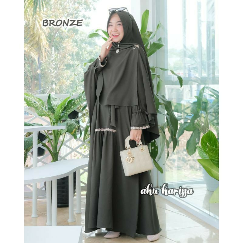 gamis ZAINA set syari original aku karissa