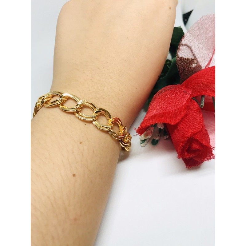 Gelang Rante medan Polos 24k Suping