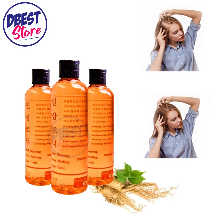 TERMURAH! RED GINGSENG HAIR TONIC ORIGINAL / Tonic Penumbuh Rambut dan Mencegah Kerontokkan